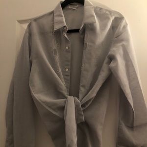 Embroidered Button Down